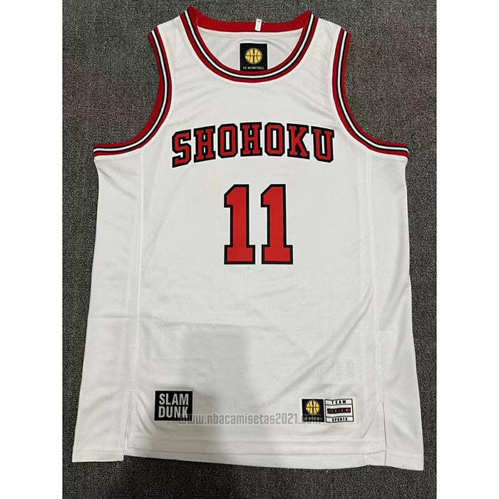 Camiseta Shohoku Rukawa #11 Blanco